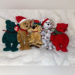 TY beanie babies Christmas bundle